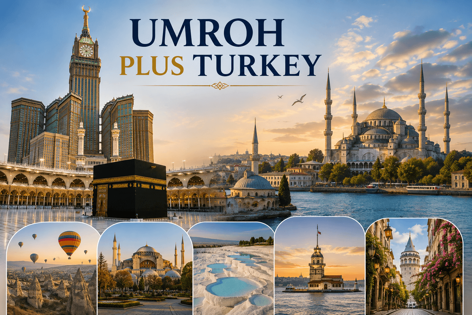 Paket Umroh 12 Hari + Turkey Jam Wisata