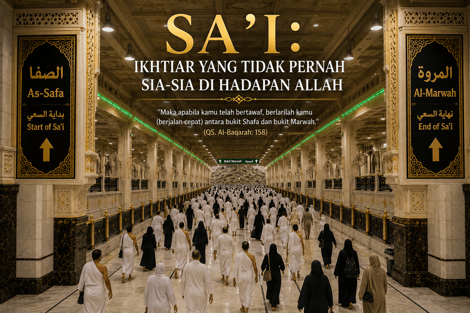 Sa’i: Ikhtiar yang Tidak Pernah Sia-Sia di Hadapan Allah
