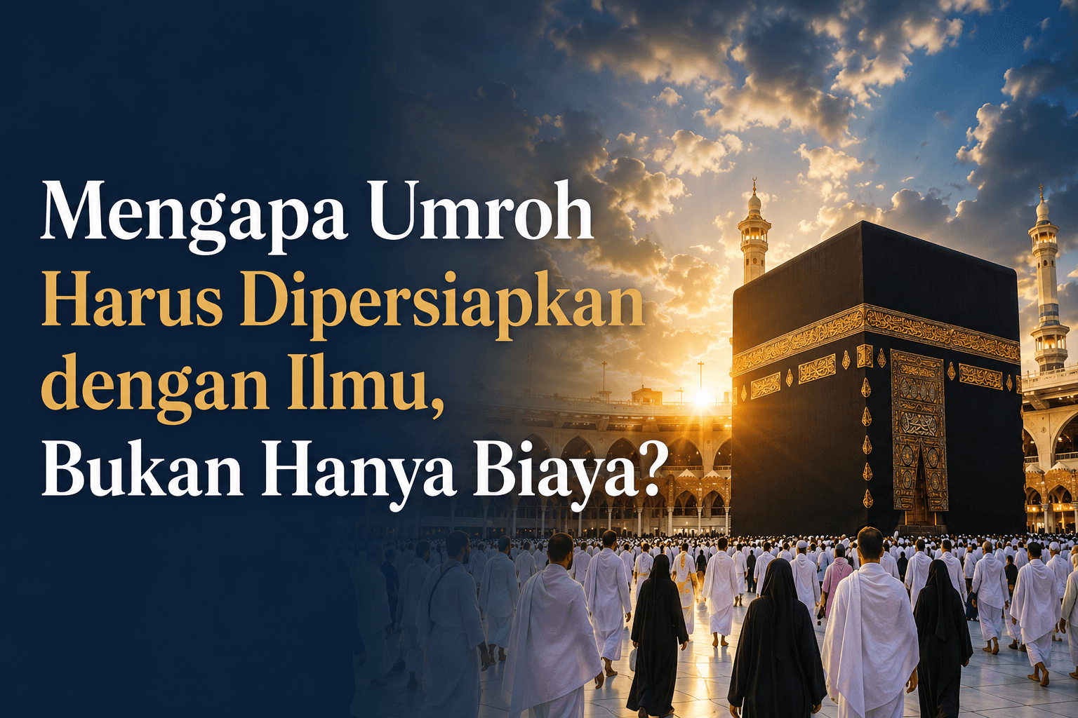 Mengapa Umroh Harus Dipersiapkan dengan Ilmu, Bukan Hanya Biaya?