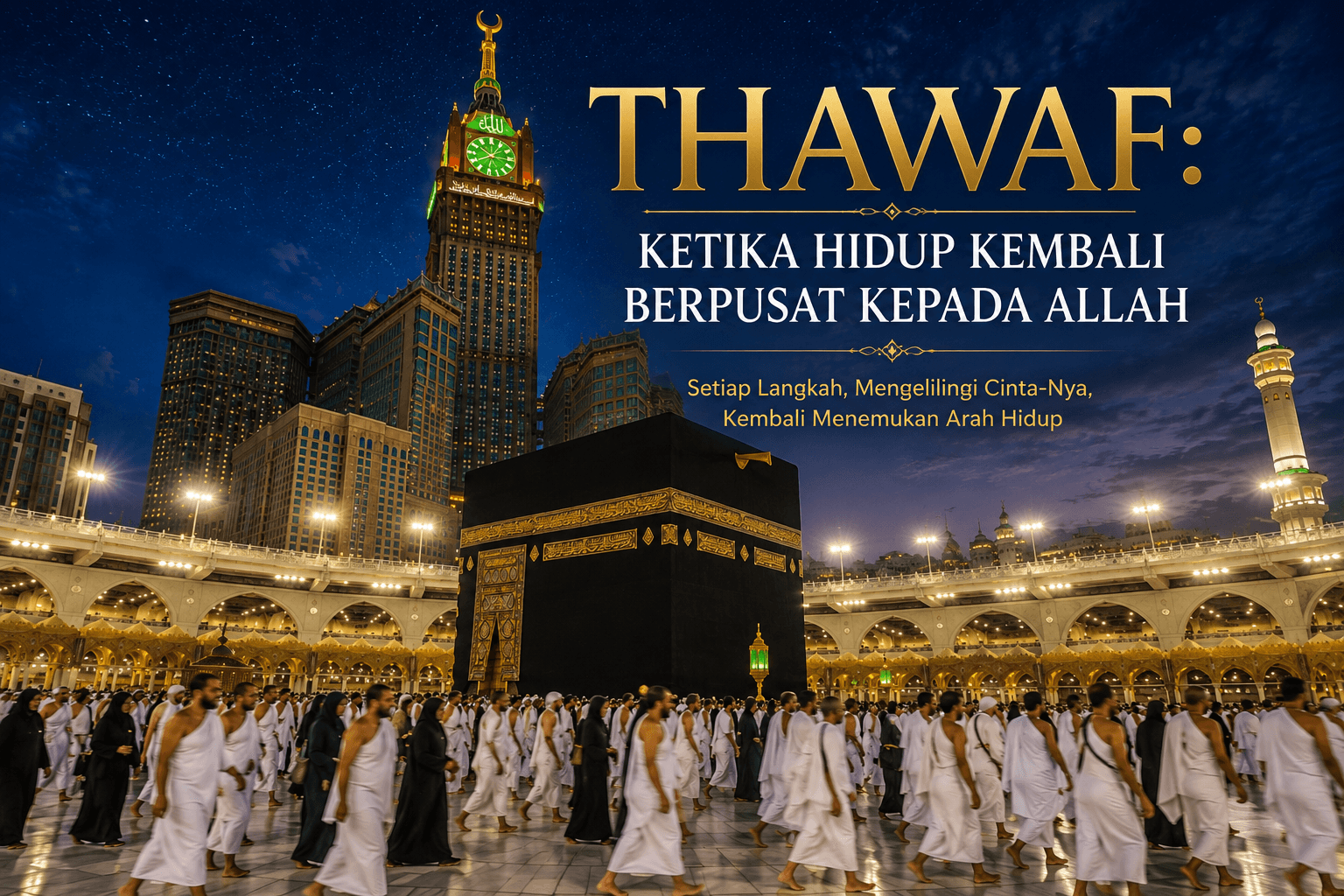 Thawaf: Ketika Hidup Kembali Berpusat kepada Allah
